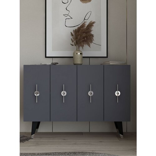 Hanah home Konzolni sto Quart Ramada, 120x80x29.6 cm, Antracit Cene