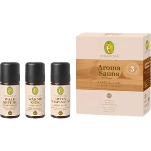 PRIMAVERA Aroma Sauna set "Moč in sprostitev", bio - 1 set Cene