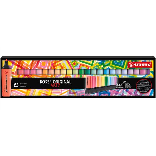 Stabilo flomaster Boss 1/23, namizni set, pastel Slike