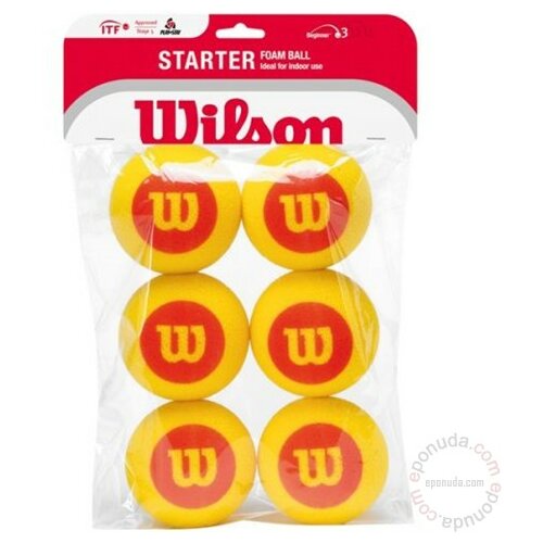 Wilson loptice za tenis STARTER FOAM (6 kom) - WRZ259300 Cene