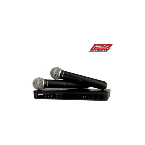 Mikrofon BEŽ. SHURE BLX288E/PG58 M17