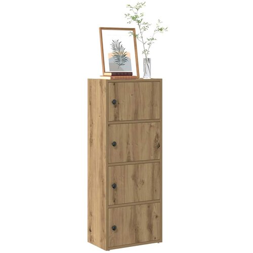 vidaXL Knjižna omara artisan hrast 40x24x102 cm inženirski les Cene