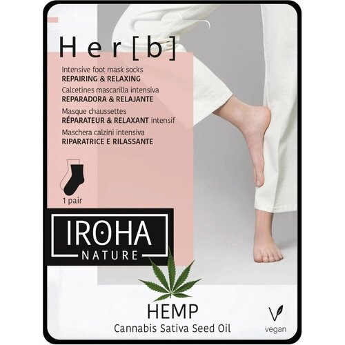 IROHA NATURE Cannabis Seed Oil Socks - 1 k. Cene