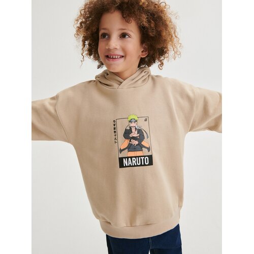 Reserved oversize pulover naruto - bež Cene