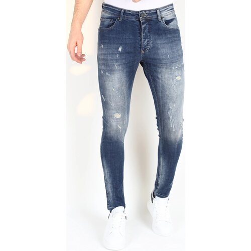 Mario Morato Kavbojke slim 148660239 Modra Cene