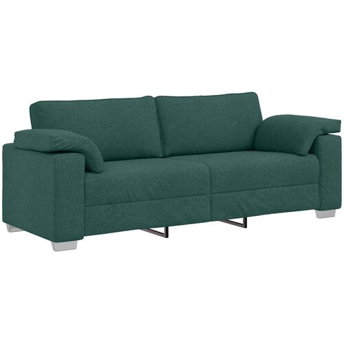 SOFA 3 pcs Tamnozelena 219 x 80 x 82 cm Platnasta tkanina Slike