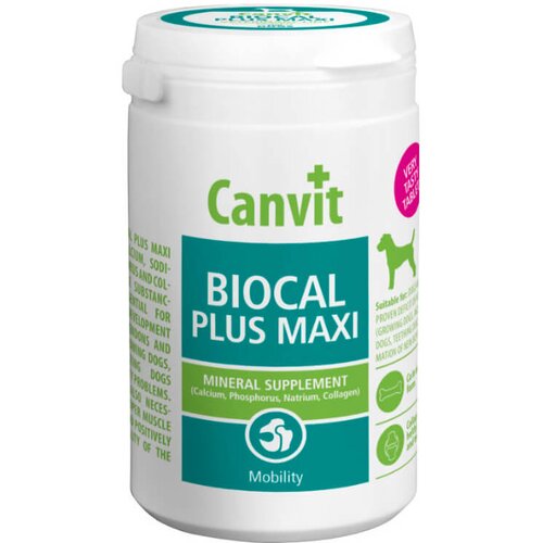Canvit Biocal Plus Maxi mineralno dopolnilo za velike pse - 230 g Cene