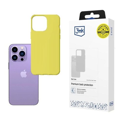 3mk Etui MATT CASE za Apple iPhone 14 Pro - lime Slike