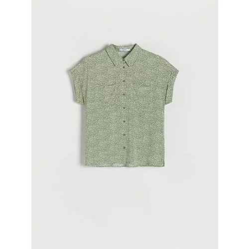 Reserved srajca EcoVero™ - zelena