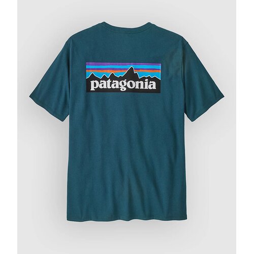 Patagonia P-6 Logo Responsibili T-shirt glacial blue Cene