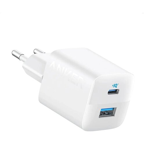Anker 323 polnilec 33W 1xUSB-A 1xUSB-C Bijela Slike