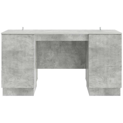  Stol Betonska siva 142 5 x 50 x 75 cm Konstruirano drvo - Betonska siva Slike