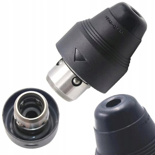 Rosfix Samovpenjalna Vpenjalna Glava Sds-Plus Quickhold Pro 74 &amp;ndash; Nadomestni Del Za Mladotvornik Bosch GBH 2-26 DFR 30 Mm | Karbid, 74 Mm, Plastika, (5000244391) Slike
