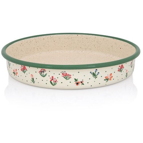 Metalac tepsija CVETNE RADOSTI 26cm Slike