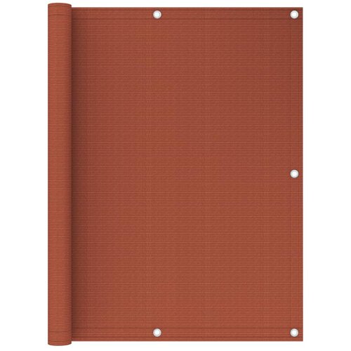 vidaXL Balkonski zastor boja cigle 120 x 300 cm HDPE Cene