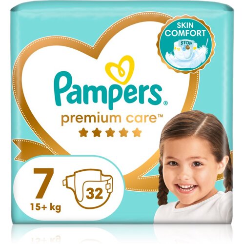 Pampers Premium Care Size 7 plenice za enkratno uporabo 15+ kg 32 kos Cene