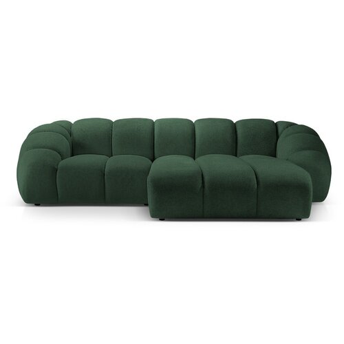 Micadoni Home Zelena žametna kotna sedežna garnitura Diana &amp;ndash; Slike