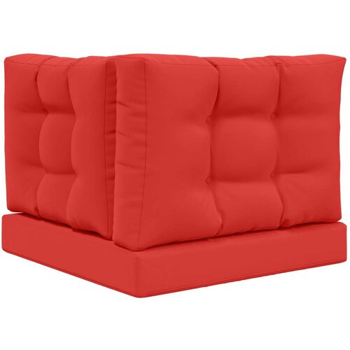  Jastuk za vanjsku sofU 3 pcs Crvena Poliester - Crvena 60 x 60 cm 1x sjedalo +1x naslon +1x bočna strana (3D s bartagom) Slike