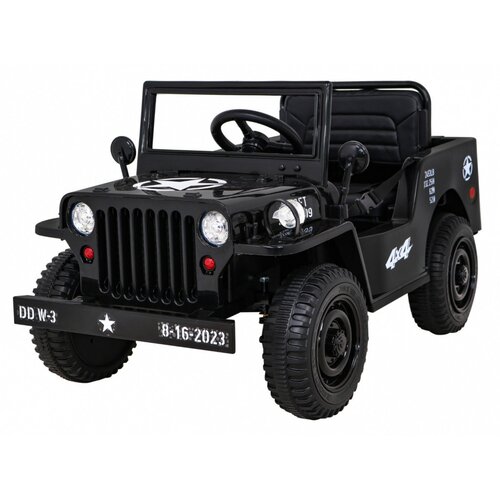  Auto na akumulator Retro Military 4x4 - crni Cene