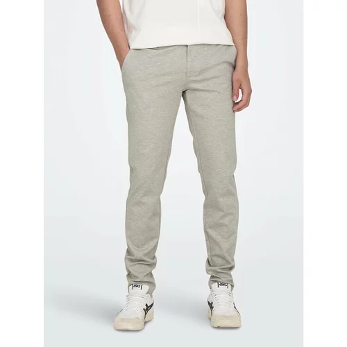 Only & Sons Chino hlače Mark 22026326 Siva Slim Fit