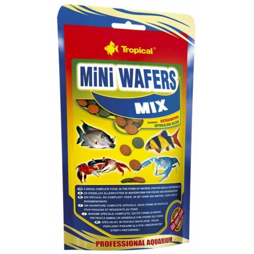 Tropical mini wafers mix 90G Cene