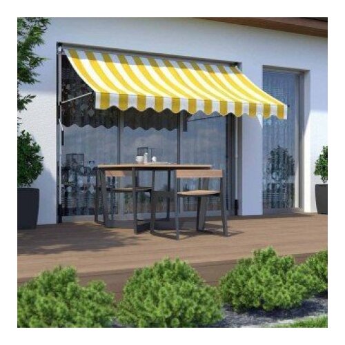 Balkonska tenda 200x120cm Žuto bela ( 1029 ) Slike