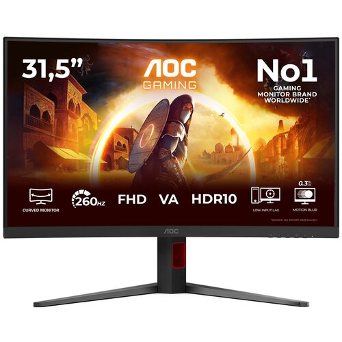 AOC G4 C32G4Z computer monitor 80 cm (31.5) 1920 x 1080 pixels Full HD LCD Black, Red Cijene