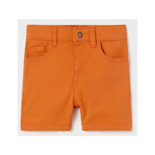 Mayoral Otroške bombažne kratke hlače oranžna barva