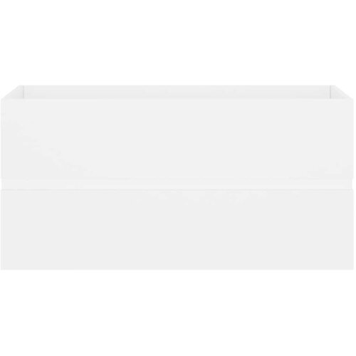  Ormarić s ugrađenim umivaonikom bijeli konstruirano drvo Bijela 90 x 38.5 x 45 cm Slike