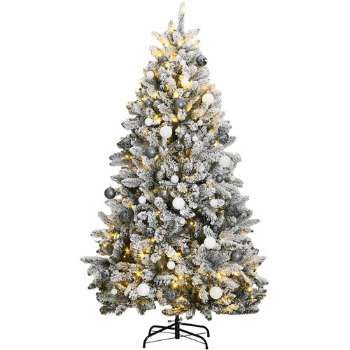  Umjetno božićno drvce 300 LED sa &scaron;arkama i kuglicama 180 cm Cijene