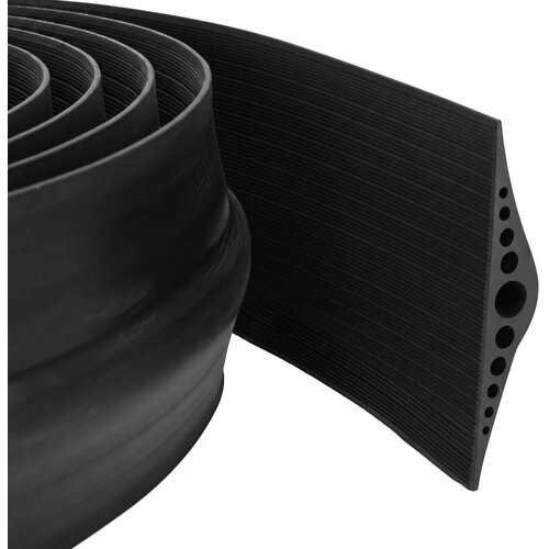  Brtva za garažni pod Crna 155 x 28 mm 6,5 m EPDM guma Slike