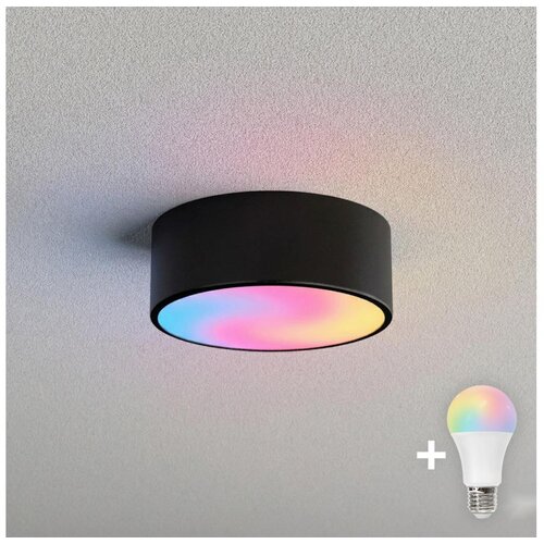  Brilagi - LED RGBW prigu&scaron;iva plafonska lampa CLARE 1xE27/9W/230V Wi-Fi crna Cene