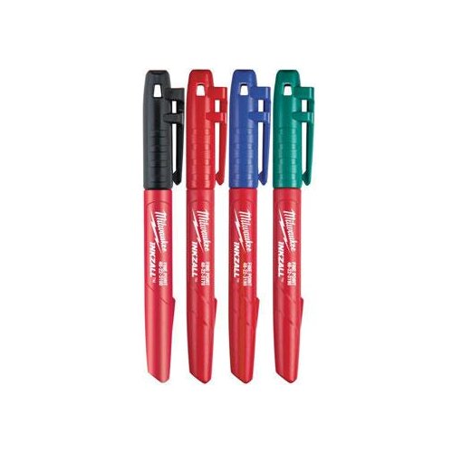 Milwaukee set 4 permanentna INKZALL markera 48223106 &amp;ndash; VI&amp;Scaron;EBOJNI Slike