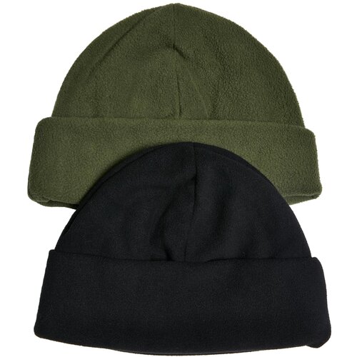 Urban Classics Fleece beanie 2-pack tiniolive/black Cijene
