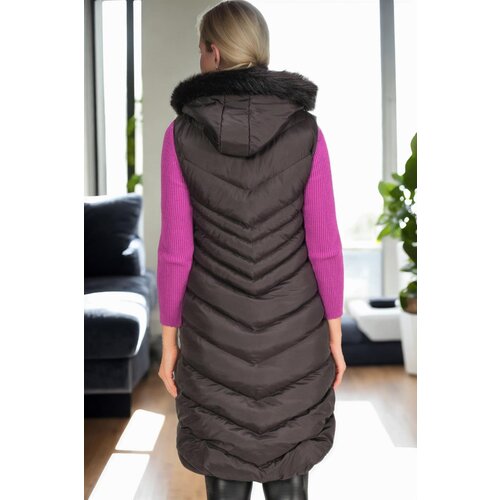 Dewberry Z6725 WOMEN'S VEST-BLACK-1 Cene