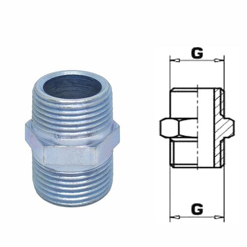  Bojlerski dupli nipli 1/2&amp;#039;&amp;#039;, 25x30x22 mm Slike
