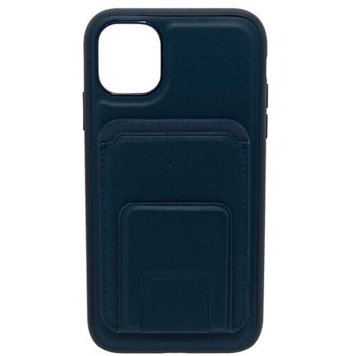  Maska za telefon LEATHER MAGSAFE WALLET za Iphone 11, Teget Cene