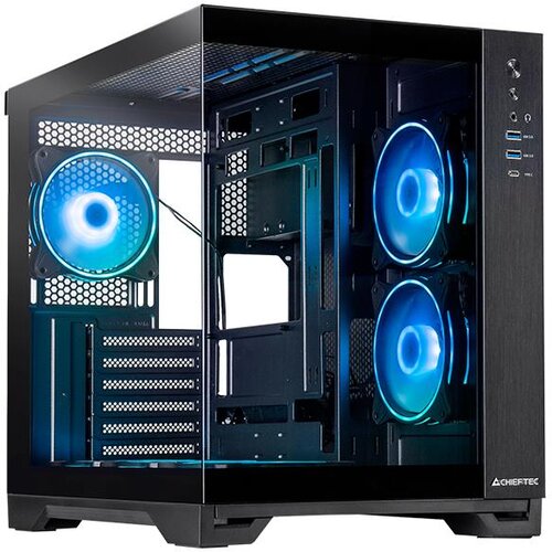 Chieftec Visio Dual Case6x120mm A-RGB, ATX, Temepered360mm radiator, 175mm CPU, 410mm GPU Cijene