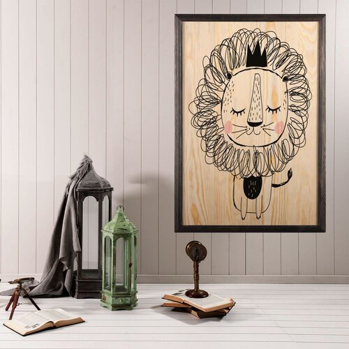 Wallity slika cute lion, 35 x 50 cm Slike