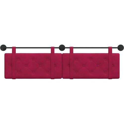  Držeće uzglavlje Zidne Vinska crvena 170 x 55 x 5 cm Bar&amp;scaron;un - boja crnog vina 160 cm bez LED Slike