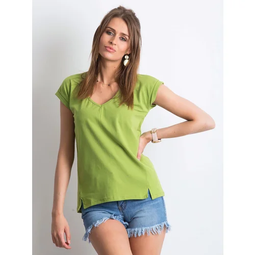 Fashion Hunters Bright green Vibes T-Shirt