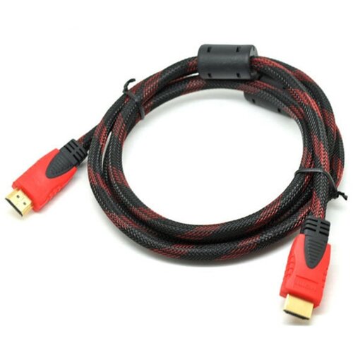 INF HDTV Visokokakovostni Kabel: Rdeče-Črna Mreža, 1080P, HDMI Mo&scaron;ki-Mo&scaron;ki 10 m, (5000076249) Cene