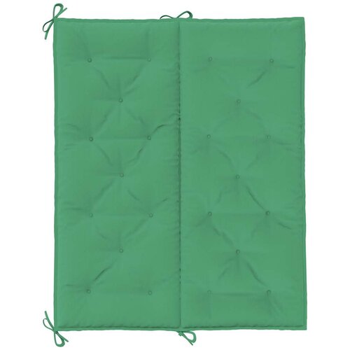  Jastuk za vrtnu klupu zeleni 120x(50+50)x7 cm od tkanine Oxford Slike