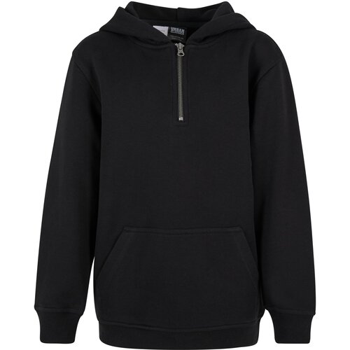 Urban Classics Boys&amp;#039; sweatshirt Boxy Zip Hoody black Slike