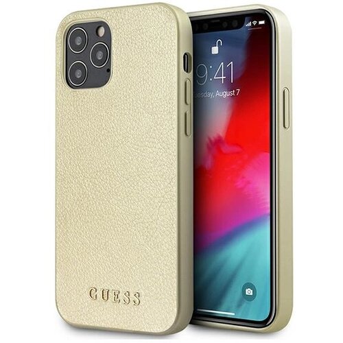 Guess OVITEK HARDCASE IRIDESCENT ZA IPHONE 12 PRO MAX 6.7 ZLAT, (21834449) Cene