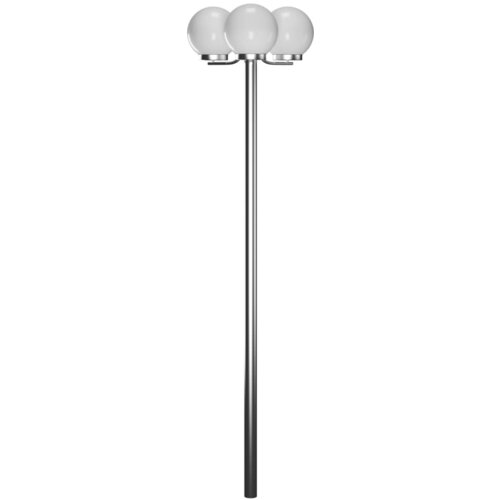 VidaXL Vrtna svjetiljka na stupu s 3 glave 220 cm Slike