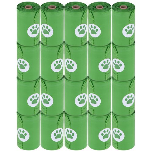  Biorazgradive vreće za pseći izmet, zelene - 20 rola od po 15 vrećica Cijene