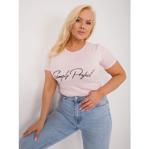 RELEVANCE T-shirt-RV-TS-9481.60-light pink Cene