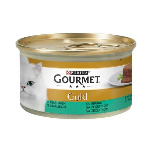 Purina Gourmet cat gold zecetina pašteta 85g hrana za mačke Slike