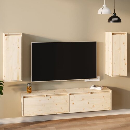 Zidni ormarići 2 kom 30 x 30 x 80 cm od masivne borovine Cene